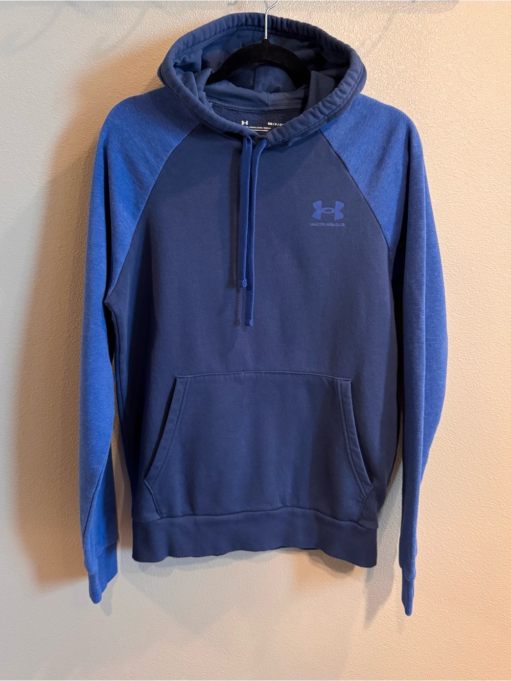 Under Armour Two-Tone Navy and Royal Blue Hoodie